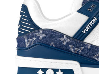 Louis Vuitton LV Trainer Monogram Denim White Blue foto 2