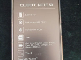 Смартфон Cubot Note 50=новый=2024г. Память=16/256гб- С Батареей На 5200 Mah, foto 8