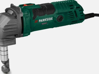 Высеченные электроножницы по металлу Parkside PMK 550 B1 foto 2