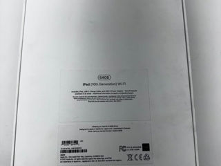 iPad 10 silver 64gb Wi-Fi noua! Livrare gratuita Chisinau! Garantie Apple 1 an!