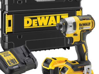 DeWalt DCF887 18V XR Cordless Brushless Impact Driver 2 x 5.0Ah Original fără perii