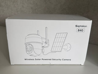 Septekon 2K Camere solare de securitate pentru exterior fără fir, 360PTZ Cameră de exterior foto 8