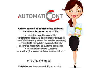 Servicii de contabilitate: evidenta, restabilire, consultanta, ajutor 1C foto 2