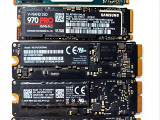 128/512 GB SSD M.2 NVMe PCIe 3.0 & 4.0 / Samsung / Kioxia / SK Hynix