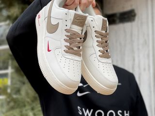 nike air force 1 low white brown