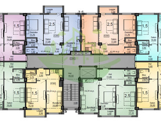 Apartament cu 2 camere, 47 m², Centru, Orhei foto 2