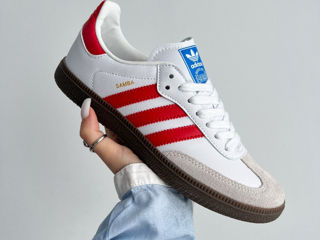 Adidas Samba OG White Scarlet foto 1