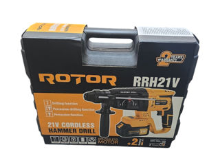 Ciocan Rotopercutor Cu Acumulator Rotor Rrh21V - livrare/achitare in 4rate/agrotop foto 6