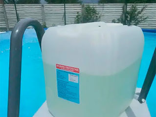 Solutie de peroxid de hidrogen pentru curatarea apei din piscina, dezinfectare si mentinere in norma foto 1