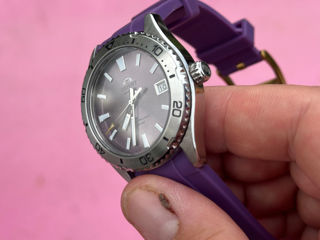 Orient Mako 2 Purple Dial Diver Mechanical Automatic Watch Часы Ceas с Гарантией RRP 329 £ foto 7