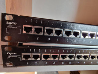 Tyco Amp Netconnect Cat5e 24-port Universal Patch Panel foto 1