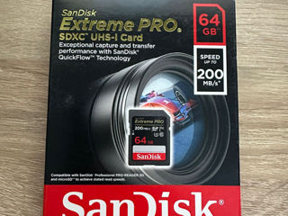 Sandisk SDXC UHS-I 64gb 200mb/s