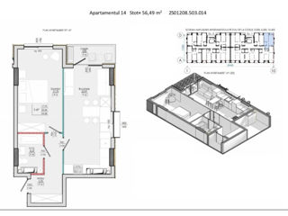 Apartament cu 2 camere, 57 m², Centru, Călăraşi, Călărași foto 6