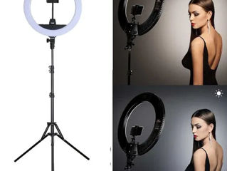 Кольцевая лампа 36см ZB R-14" +штатив 2м/ lampa inelara 36 cm+stativ 2m/ Ring light 36 cm/originala foto 3