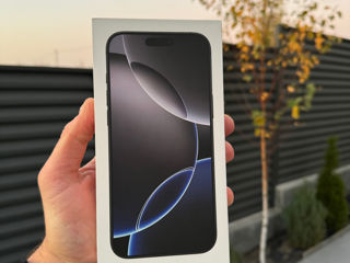 Vand iPhone 16 Pro Max 256Gb Black Titanium Sigilat + Garantie 2 Ani!