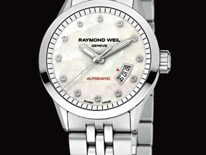 Raymond Weil Freelancer 12 Бриллиантов Mother of Pearl Dial Automatic Watch Часы Ceas RRP £ 1915