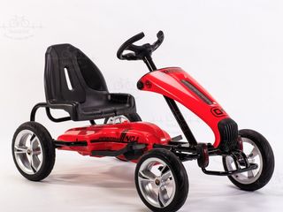 Carting electric pentru copii Dongma rosu foto 1