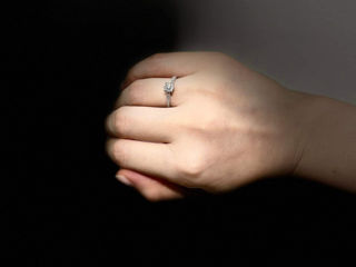 Inel cu diamant 0.34Crt. foto 2