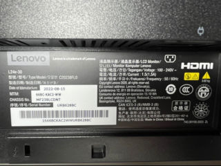 Монитор 23.8 Lenovo L24e-30 foto 4