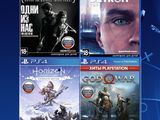 Набор игр PS4 God of war 4, Horizon zero dawn, Last of us, Detroit foto 1