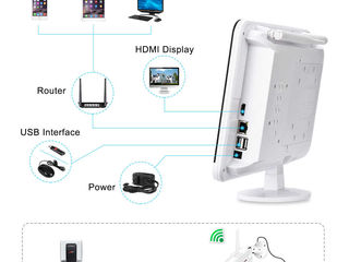 Camere supraveghere exterior/interior IP FULL HD wifi 2/4/8Camere cu monitor 13'' si memorie 1/2TB foto 7