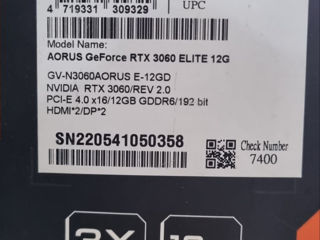 Aorus GeForce RTX 3060 Elite 12G foto 4