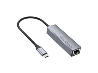 HOCO HB34 Adaptor de rețea Gigabit de tip C Easy link (Tip-C la USB3.0*3+RJ45) foto 2