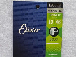 Продам струны для электрогитары Elixir 10 46