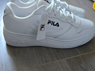 Fila- pantofi sport (teniși) albi foto 6