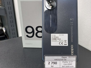 Oppo A98 8/256 GB.  2790 lei