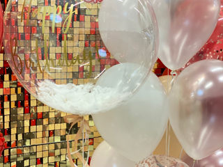 BalloonsUngheni - Decor nuntă / decor cumetrie / decor aniversare / baloane cu Heliu foto 5
