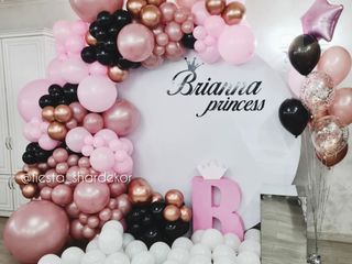 Фотозона декор торжевств baloane cu heliu balti decor din baloane fotopanou шары с гелием бельцы foto 7