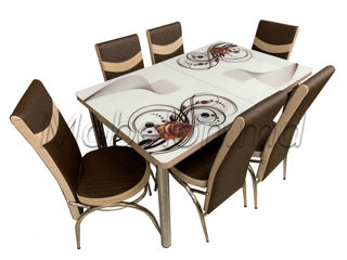 Set de bucatarie. Pretul include masa si scaune. Mai multe modele si culori pe site. foto 9