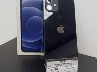 Apple iPhone 12 64 GB. 85%  6790 lei