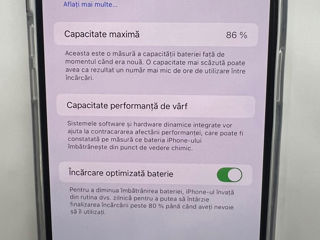 Vând,14 Pro Max, stare bună , memorie 256GB, starea bateriei 86%, culoare Black. foto 3