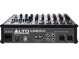 Микшерный пульт Alto Professional 802 Live usb... foto 4