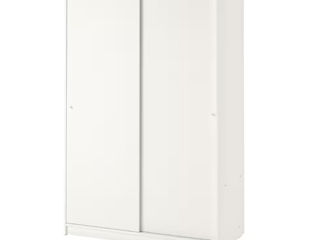 Dulap-cupe IKEA Kleppstad 117x176 (White)
