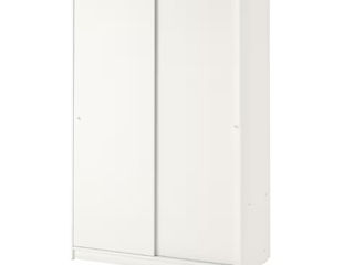 Dulap-cupe IKEA Kleppstad 117x176 (White) foto 1