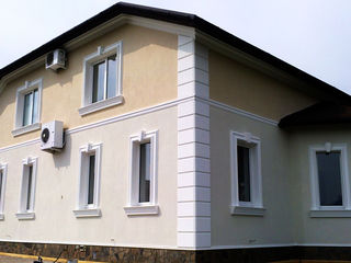 Теплоизоляция фасада.  фасадный декор.  фигурная резка пенопласта. foto 4