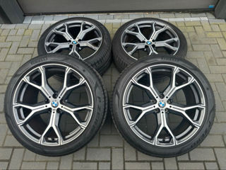 Set Original r21 BMW X5 G05, X6 G06, 741M ,r21 315/35-275/40.Stare ideală!