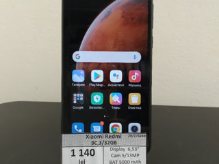 Xiaomi Redmi 9C,2/32 Gb,1140 lei