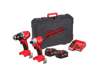 Set instrumente cu acumulatori Milwaukee M18 BLCPP2A-402C -livrare-credit