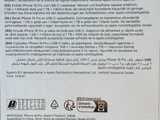 iPhone 16 Pro Desert Titanium 128Gb Sigilat! foto 2