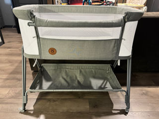 Pătuc Co-sleeper 2 in 1 Lionelo Luna Grey