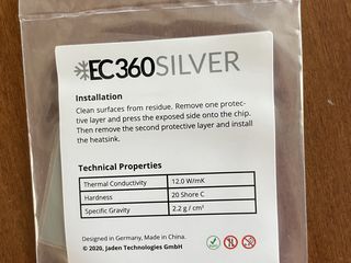 Продам термопрокладки! EC360Silver 12W/mK foto 2