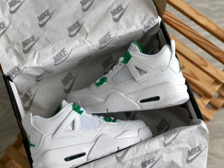 Nike Air Jordan 4 Retro White/Green foto 4