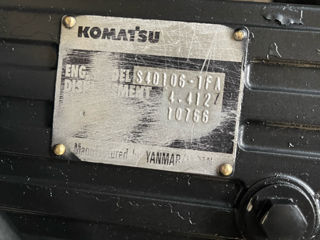 Motor complet revizionat Yanmar S4D106-1FA, folosit la buldo Komatsu WB