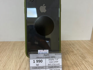 Apple iPhone X 64Gb BT100%