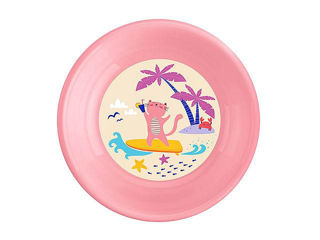 Тарелка Глубокая Детская С Рисунком Пластишка18.5Cm, Розовый