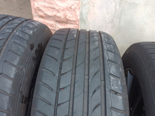 Продам отличные диски с шинами(Dunlop)  подходят на BMW  и Т5    225/60 R17 foto 2